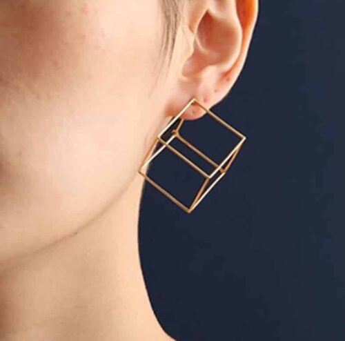 Louvre | #1 Architectural Pyramid Earrings - Image 5
