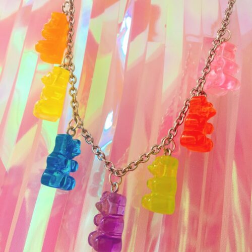 Colorful Gummy Bear Necklace - Image 6