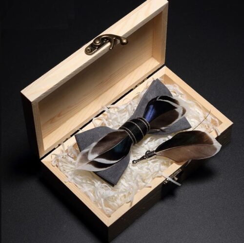 Handmade Feather Bow Ties | Pheasant, Dominecker, Peacock + - Image 7
