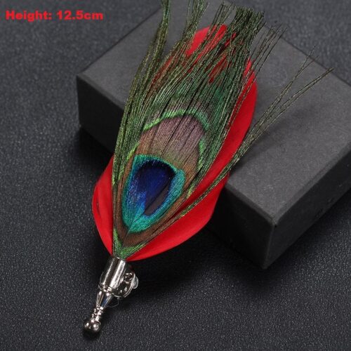 Ladies or Mens Feather Pin For Suits or Hats - Image 7