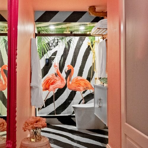 Master Bathroom Tile/Flamingo Mosaic Tile - Image 2