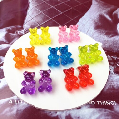 Gummy Bear Stud Earrings - Image 4