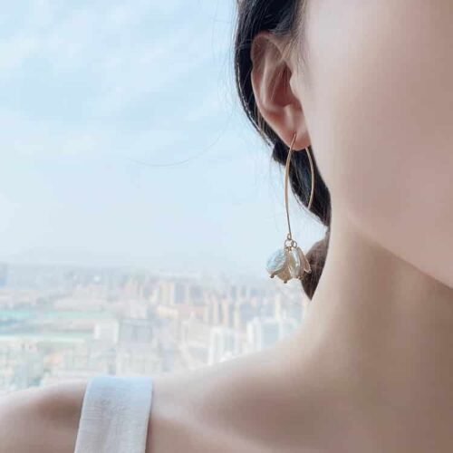Wild Pearl Earrings -#1 Most Beautiful - Image 5
