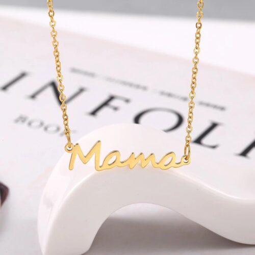 Mama is Best | Gold Necklace Gift For Moms, Mothers, Mums - Image 3