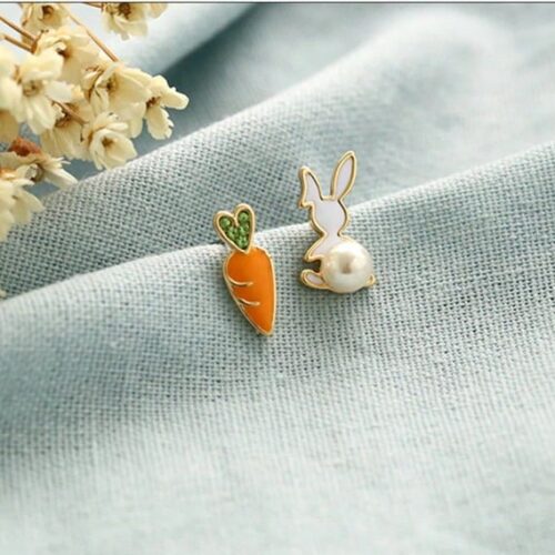 Carrot & Cotton Tale Bunny Earrings - Image 5