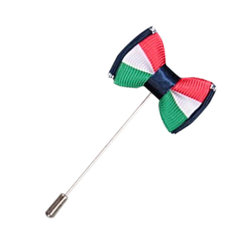 Exquisite Tiny Italian Tailored Bow Tie 1" Lapel Pins - Image 3