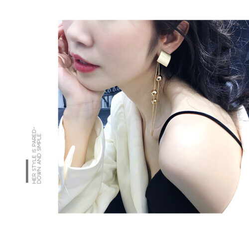 Beautiful Well Rounded #1 Art Deco Geometric Earrings - Image 5