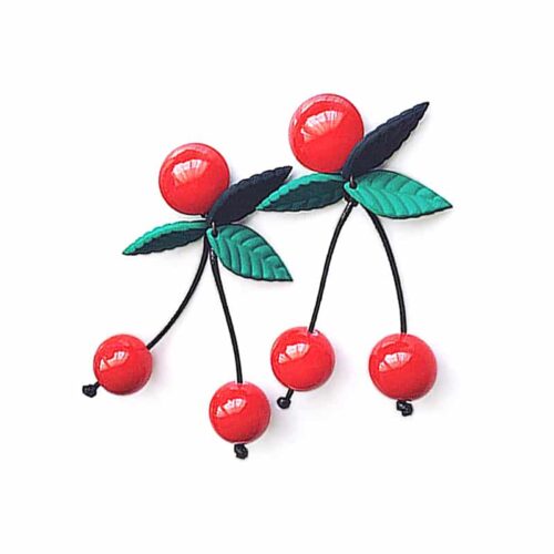 Life Is A Bowl of Cherries | Dangle Cherry Earrings