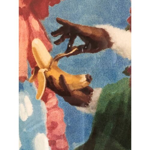 "Monkey With Banana" Contemporary Anthropomorphic Limited Edition Print by Dan Poole, Framed - Image 3