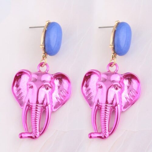 #1 Chromatic Creative Unique Elephant Earrings - Image 5