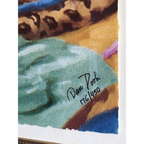 "Monkey With Banana" Contemporary Anthropomorphic Limited Edition Print by Dan Poole, Framed - Image 8