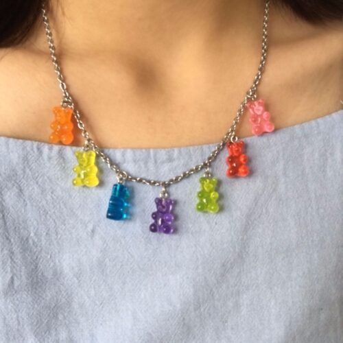 Colorful Gummy Bear Necklace - Image 8