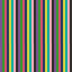 COLORFUL STRIPE WALLPAPER, COLORFUL STRIPE FABRIC, TEAL, PINK, RED, FUSCHIA, YELLOW, CHARTREUSE, BLACK, BLUE, GREEN, NAVY BLUE