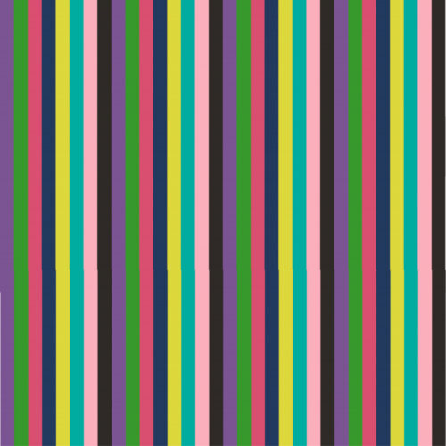 COLORFUL STRIPE WALLPAPER, COLORFUL STRIPE FABRIC, TEAL, PINK, RED, FUSCHIA, YELLOW, CHARTREUSE, BLACK, BLUE, GREEN, NAVY BLUE