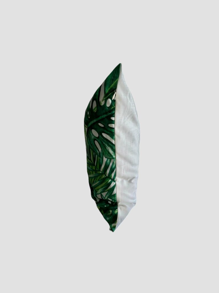 CONTEMPORARY MIAMI PALM LEAVES PILLOW COVER