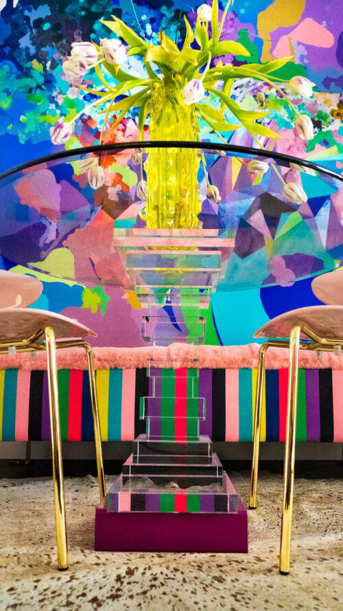 Caribbean Multi-Stripe Colorful Wallpaper - Image 2