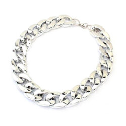 Designer Chunky Chain Necklace | Gold, Chrome, Silver
