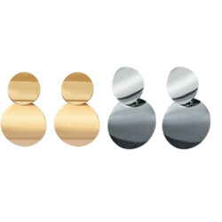 DOUBLE CIRCLE OF FRIENDS EARRINGS | SILVER OR GOLD