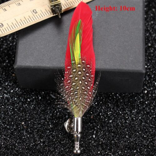Ladies or Mens Feather Pin For Suits or Hats - Image 9