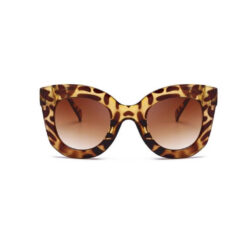 Luxurious Leopard Tortoiseshell Cat Eye 60s Retro Sunglasses