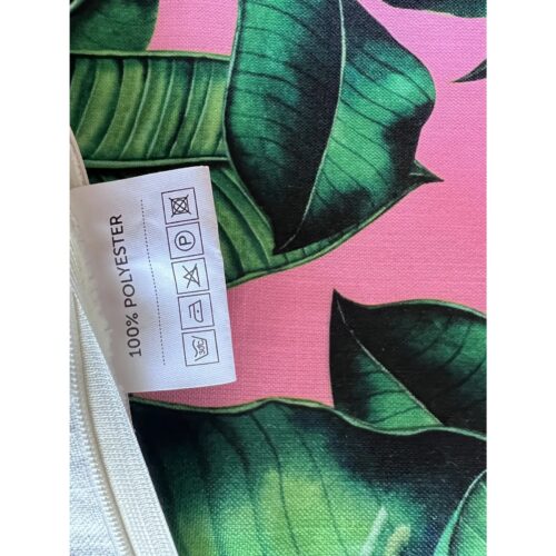 Contemporary Tropical Banana Leaf Pillow Cover - Christi Tasker Miami - Image 5