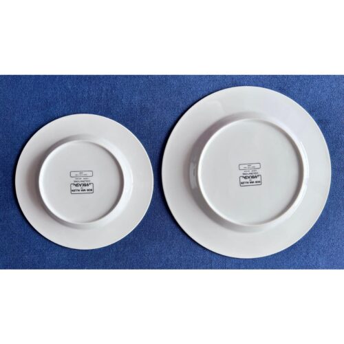 1970s Designer Bob Van Allen for Mikasa Colorations Saturn Dinner & Salad Plate Set - 20 Pieces - Image 9