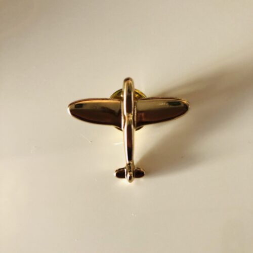 Travel Is Worth More Than Gold | Small Gold Airplane Pin - Image 2