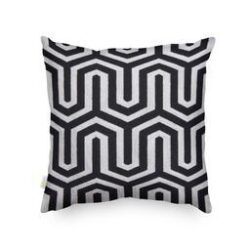 Peak & Valley Embroidered Geometric Fabric