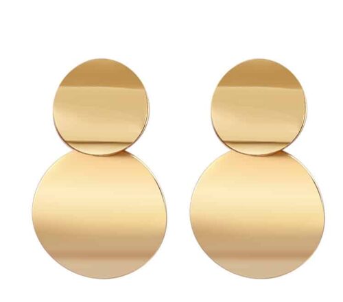 Double Circle of Friends Earrings | Silver or Gold - Image 2