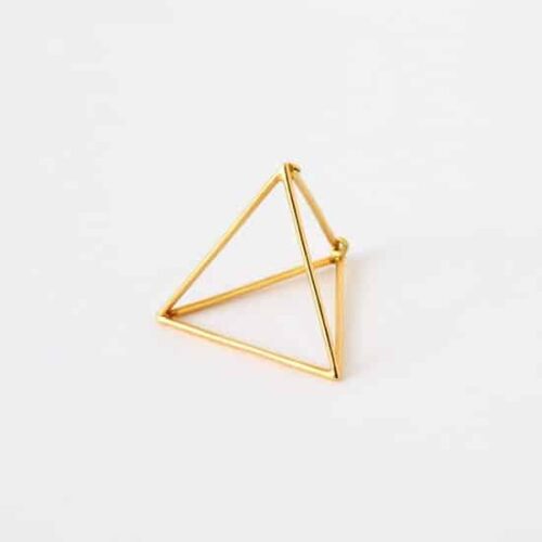 Louvre | #1 Architectural Pyramid Earrings - Image 2