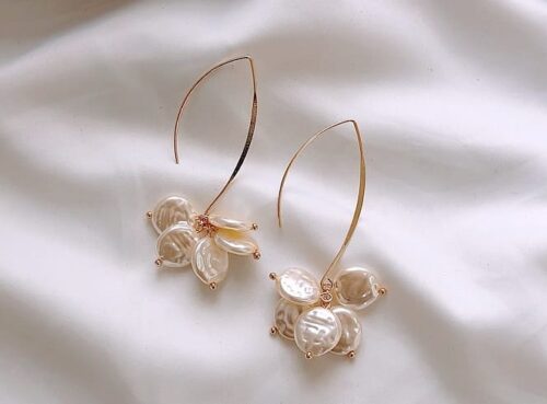 Wild Pearl Earrings -#1 Most Beautiful - Image 2
