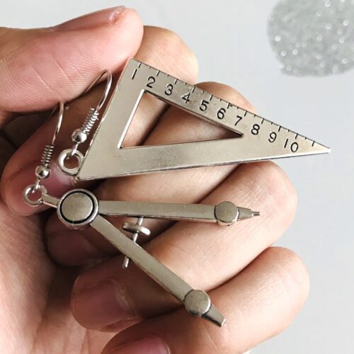 Square & Compass | Earrings For Designers - Image 4