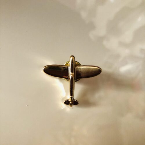 Travel Is Worth More Than Gold | Small Gold Airplane Pin - Image 3