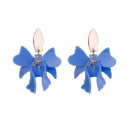 MILAN MEETS MIAMI MODERN BOWTIE ACRYLIC EARRINGS