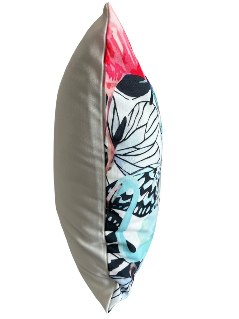 tropical animal pillow cover