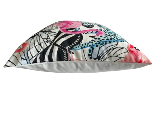 Contemporary It’s a Jungle Out There Tropical Animal Pillow Cover - Image 9
