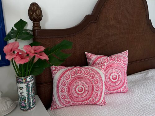 Contemporary Vizcaya Circle Filigree Medallion Pillow Cover - Image 9