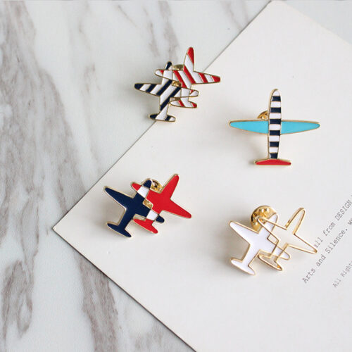 Take Flight | Colorful, Artistic Small Airplane Pins Brooch - Image 5