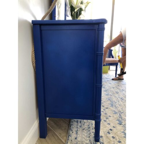 Vintage Faux Bamboo Henry Link Bali Hai Dresser - Image 9
