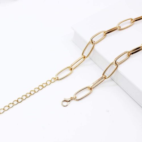 Link Together | Small Gold Chain Link Necklace - Image 2