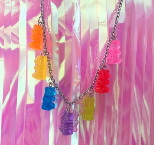 Colorful Gummy Bear Necklace - Image 5