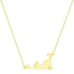 Cute Cat Playing Ball Kitten Necklaces | Necklaces for Girls