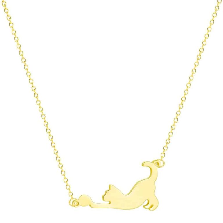 Cute Cat Playing Ball Kitten Necklaces | Necklaces for Girls