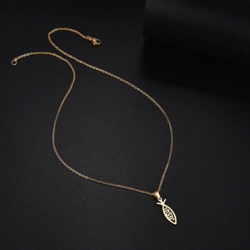 JESUS Fish Shape Necklace | #1 Beautiful Jewelry For Christians - Image 5