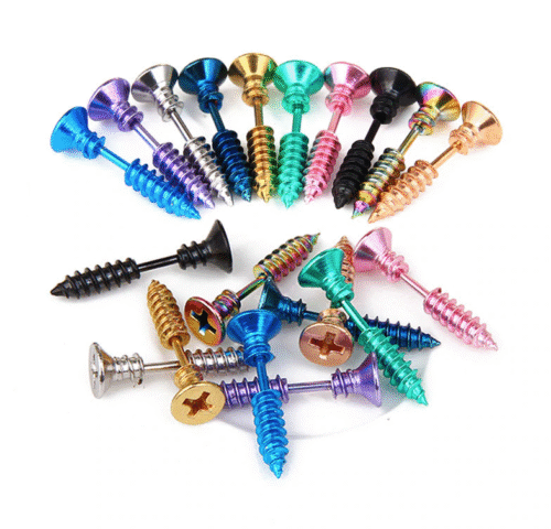 Screw This! Stud Earrings