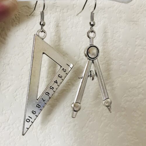 Square & Compass | Earrings For Designers - Image 3