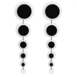 Objects Are Closer Than They Appear | Tiered Dot Earrings