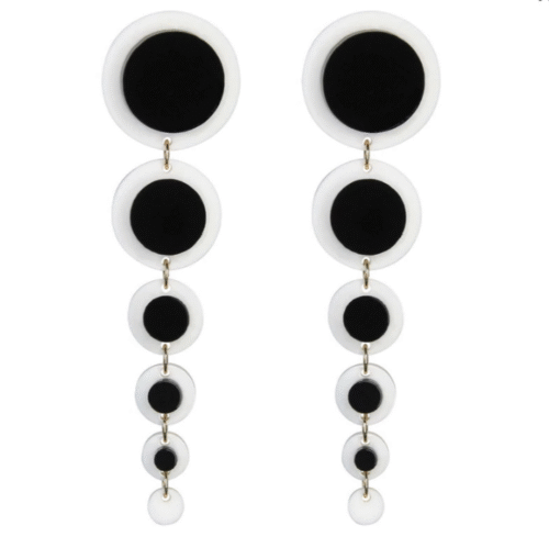 Objects Are Closer Than They Appear | Tiered Dot Earrings