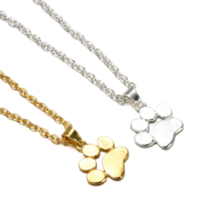 Pawsitivity Travels a Long Way | Dog Paw Print Necklace
