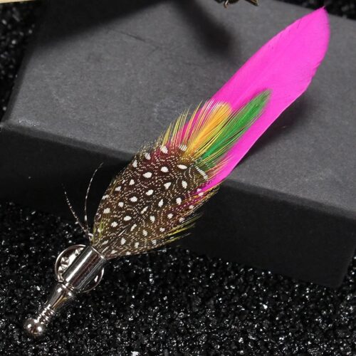 Ladies or Mens Feather Pin For Suits or Hats - Image 4